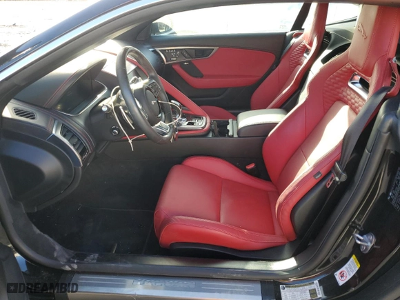 2022 Jaguar F-TYPE with VIN SAJDD1EE8NCK78426, listed as a Copart auction lot 78490204 with 16,290 mi miles and Salvage Title. Bid and sale history available at carsss.com. Image 7.