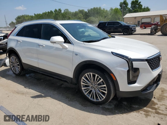2024 Cadillac XT4 AWD Premium Luxury z VIN 1GYFZDR45RF159744, wystawiony jako Copart lot #62068595 z przebiegiem 14 631 mil mil oraz Szkoda całkowita • Salvage title. Historia ofert i sprzedaży dostępna na DreamBid. Obrazek 4.