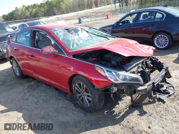 2017 Hyundai Sonata SE with VIN 5NPE24AF3HH450511, listed as a IAAI auction lot 41931105 with 22,624 mi miles. Bid and sale history available at carsss.com. Image 1.