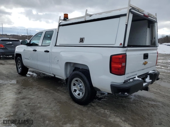 2018 Chevrolet Silverado 1500 Work Truck with VIN 1GCVKNEC2JZ274782, listed as a Copart auction lot 44198725 with 127,536 mi miles and Clean Title. Bid and sale history available at carsss.com. Image 2.
