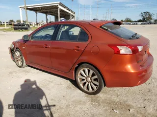 2010 Mitsubishi Lancer GTS with VIN JA32X8HW3AU009411, listed as a Copart auction lot 77786104 with 120,092 mi miles and Salvage Title. Bid and sale history available at carsss.com. Image 2.