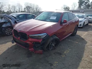 2022 BMW X6 xDrive40i with VIN 5UXCY6C02N9N38589, listed as a IAAI auction lot 41450102 with 1 mi miles. Bid and sale history available at carsss.com. Image 20.