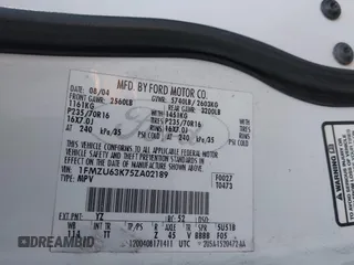 2005 Ford Explorer XLT с VIN 1FMZU63K75ZA02189, выставлен на аукционе IAAI как лот 41390591 с пробегом 225 627 миль миль и . История ставок и продаж доступна на DreamBid. Изображение 9.