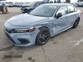 2024 Honda Civic Sport with VIN 2HGFE2F50RH545572, listed as a Copart auction lot 48824665 with 20,695 mi miles and Salvage Title. Bid and sale history available at DreamBid. Image 1.