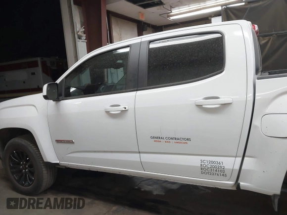 2022 GMC Canyon 2WD Elevation with VIN 1GTG5CEN2N1272248, listed as a IAAI auction lot 41651696 with 59,542 mi miles. Bid and sale history available at carsss.com. Image 14.