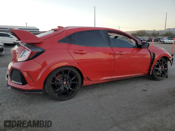 2018 Honda Civic Type R Touring z VIN SHHFK8G71JU202224, wystawiony jako Copart lot #87957705 z przebiegiem 66 721 mil mil oraz Szkoda całkowita • Salvage title. Historia ofert i sprzedaży dostępna na DreamBid. Obrazek 3.