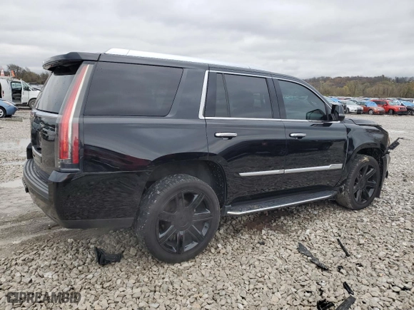 2020 Cadillac Escalade Premium Luxury with VIN 1GYS4CKJ1LR159107, listed as a Copart auction lot 79829484 with 64,505 mi miles and Salvage Title. Bid and sale history available at carsss.com. Image 3.