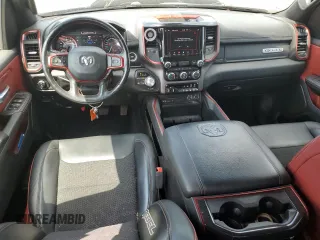 2019 Ram 1500 Rebel z VIN 1C6SRFLT8KN618140, wystawiony jako Copart lot #54734815 z przebiegiem 145 040 mil mil oraz Szkoda całkowita • Salvage title. Historia ofert i sprzedaży dostępna na DreamBid. Obrazek 8.