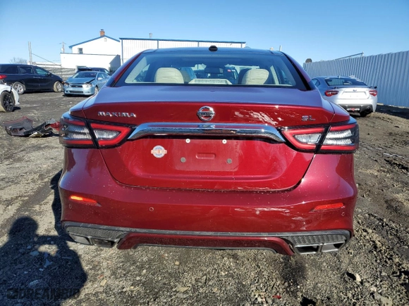 2020 Nissan Maxima SL with VIN 1N4AA6DV7LC371188, listed as a Copart auction lot 43680685 with 52,186 mi miles and Salvage Title. Bid and sale history available at carsss.com. Image 6.