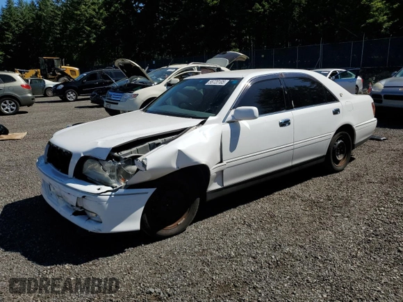 1999 Toyota Crown z VIN JZS1790001672, wystawiony jako Copart lot #58720105 z przebiegiem 101 572 mil mil oraz Szkoda całkowita • Salvage title. Historia ofert i sprzedaży dostępna na DreamBid. Obrazek 1.
