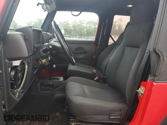 2006 Jeep Wrangler SE with VIN 1J4FA29S46P786905, listed as a Copart auction lot 73172234 with 172,418 mi miles and Salvage Title. Bid and sale history available at carsss.com. Image 7.