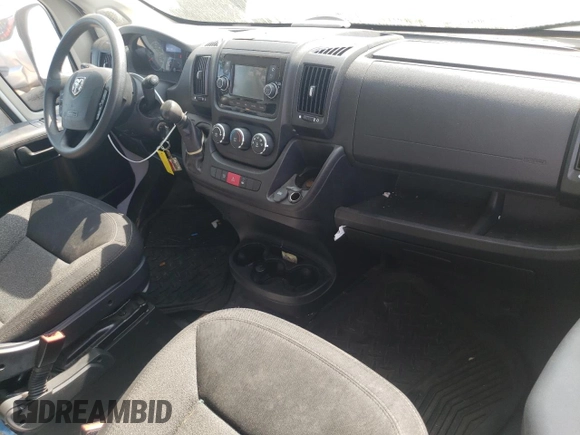 2021 Ram ProMaster Cargo with VIN 3C6LRVNG8ME567227, listed as a Copart auction lot 68293524 with 37,921 mi miles and Salvage Title. Bid and sale history available at DreamBid. Image 8.