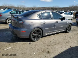 2007 Mazda Mazda3 s Touring with VIN JM1BK323971754434, listed as a Copart auction lot 47765665 with 145,513 mi miles and Salvage Title. Bid and sale history available at carsss.com. Image 3.