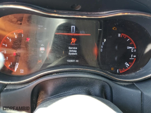 2019 Dodge Durango GT Plus with VIN 1C4RDJDG5KC651845, listed as a Copart auction lot 69282314 with 102,831 mi miles and Salvage Title. Bid and sale history available at carsss.com. Image 9.