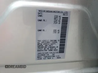 2023 Nissan LEAF SV Plus z VIN 1N4CZ1CV6PC563116, wystawiony jako Copart lot #54734465 z przebiegiem 11 385 mil mil oraz Szkoda całkowita • Salvage title. Historia ofert i sprzedaży dostępna na DreamBid. Obrazek 14.