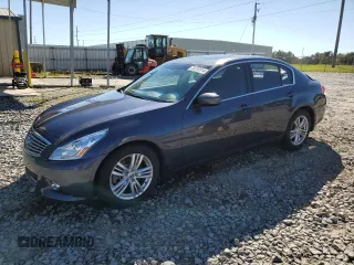 2011 Infiniti G25 Journey with VIN JN1DV6AP1BM830101, listed as a Copart auction lot 75717014 with 136,098 mi miles and Salvage Title. Bid and sale history available at DreamBid. Image 1.