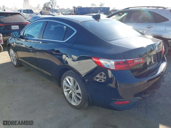 2017 Acura ILX with VIN 19UDE2F36HA005100, listed as a IAAI auction lot 41870802 with 93398 miles. Bid and sale history available at carsss.com. Image 3.