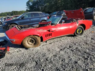 1968 Chevrolet Corvette z VIN 194678S402612, wystawiony jako Copart lot #74560004 z przebiegiem 60 409 mil mil oraz Szkoda całkowita • Salvage title. Historia ofert i sprzedaży dostępna na DreamBid. Obrazek 1.