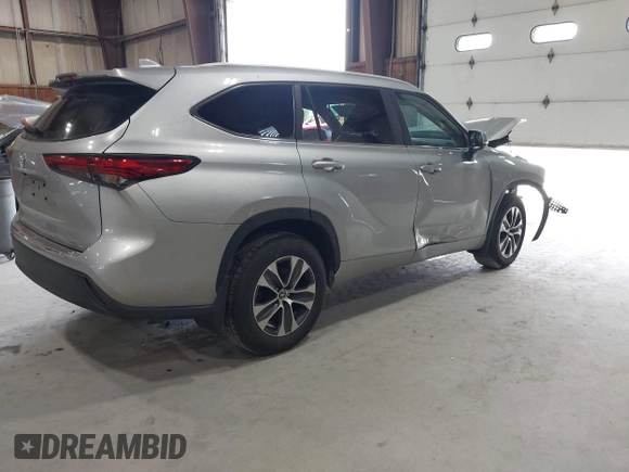 2023 Toyota Highlander L with VIN 5TDKDRBH4PS012227, listed as a IAAI auction lot 42607886 with 42,091 mi miles and . Bid and sale history available at DreamBid. Image 4.