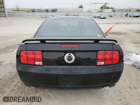 2009 Ford Mustang GT with VIN 1ZVHT82HX95105699, listed as a Copart auction lot 53817395 with 139,600 mi miles and Salvage title. Bid and sale history available at DreamBid. Image 6.