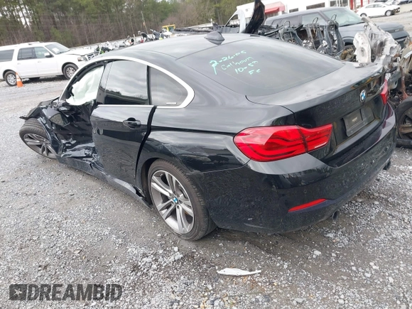 2019 BMW 4 Series 440i with VIN WBA4J5C53KBM65265, listed as a IAAI auction lot 41720126 with 73,365 mi miles and . Bid and sale history available at DreamBid. Image 3.