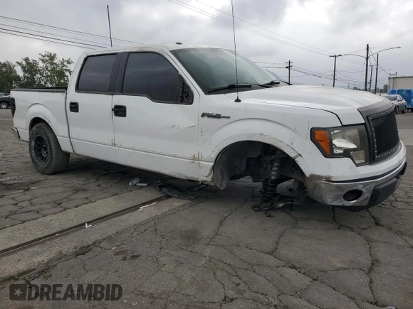 2013 Ford F-150 XL with VIN 1FTFW1CF7DFE06987, listed as a Copart auction lot 54513175 with 195,547 mi miles and Salvage Title. Bid and sale history available at carsss.com. Image 4.