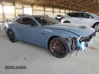 2024 Ford Mustang GT with VIN 1FA6P8CF2R5429568, listed as a Copart auction lot 60471835 with Not provided miles and Salvage title. Bid and sale history available at DreamBid. Image 4.