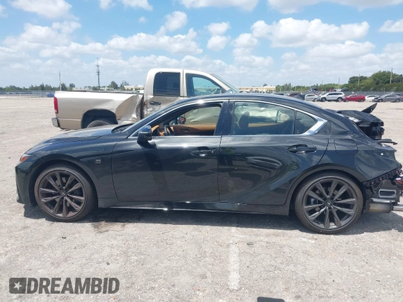 2025 Lexus IS 350 F Sport with VIN JTHBZ1B2XS5084514, listed as a IAAI auction lot 42125934 with 2,200 mi miles and . Bid and sale history available at DreamBid. Image 14.