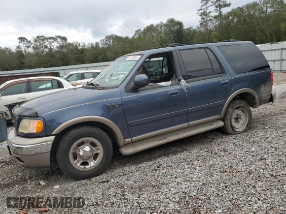 2002 Ford Expedition Eddie Bauer with VIN 1FMRU17W92LA23415, listed as a Copart auction lot 79519044 with 205,830 mi miles and Salvage title. Bid and sale history available at DreamBid. Image 1.