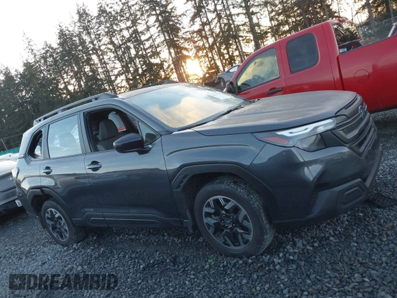 2025 Subaru Forester with VIN JF2SLDACXSH412044, listed as a IAAI auction lot 41273371 with 6,816 mi miles and . Bid and sale history available at DreamBid. Image 13.