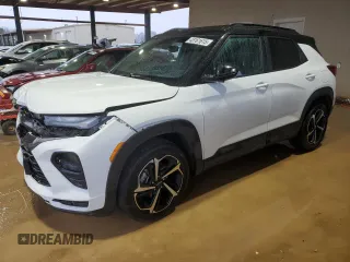2023 Chevrolet TrailBlazer RS with VIN KL79MTSL3PB036409, listed as a Copart auction lot 45161615 with 29,275 mi miles and Salvage Title. Bid and sale history available at carsss.com. Image 1.