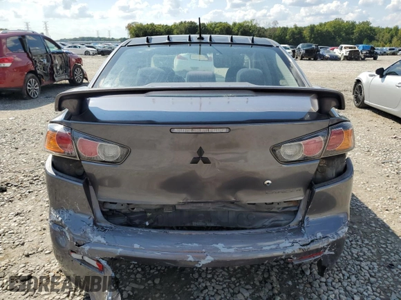 2009 Mitsubishi Lancer GTS with VIN JA3AU86W69U023774, listed as a Copart auction lot 71438484 with 260,775 mi miles and Salvage Title. Bid and sale history available at carsss.com. Image 6.