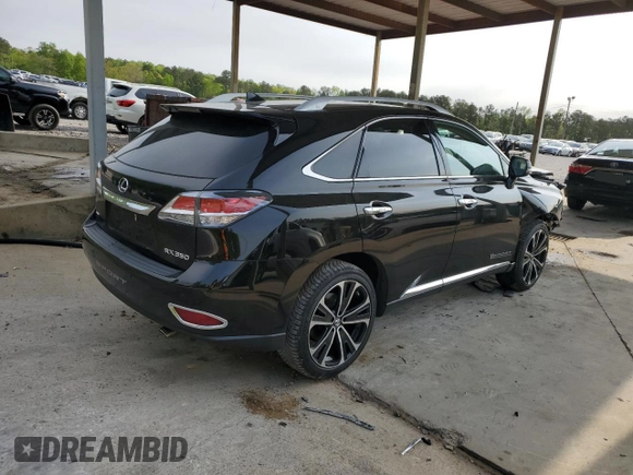 2015 Lexus RX 350 with VIN 2T2BK1BA4FC306322, listed as a Copart auction lot 53113505 with 93,072 mi miles and Salvage Title. Bid and sale history available at DreamBid. Image 3.