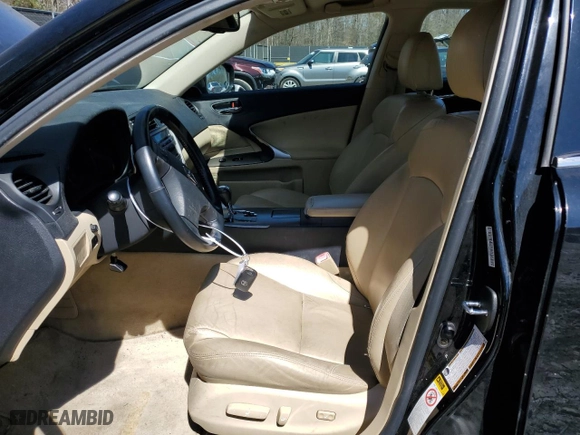 2006 Lexus IS 350 Auto with VIN JTHBE262562003776, listed as a Copart auction lot 50800545 with 133,659 mi miles and Salvage Title. Bid and sale history available at carsss.com. Image 7.