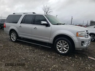2015 Ford Expedition Max Limited with VIN 1FMJK2AT6FEF29494, listed as a Copart auction lot 49804855 with 187,099 mi miles and Clean title. Bid and sale history available at DreamBid. Image 4.