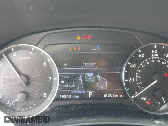 2023 Infiniti QX50 Luxe with VIN 3PCAJ5BA5PF113510, listed as a Copart auction lot 47180215 with 19,543 mi miles and Non repairable. Bid and sale history available at DreamBid. Image 9.