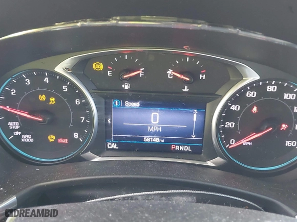 2020 Chevrolet Equinox LT with VIN 2GNAXTEV7L6223922, listed as a IAAI auction lot 41662463 with 58,148 mi miles. Bid and sale history available at carsss.com. Image 7.
