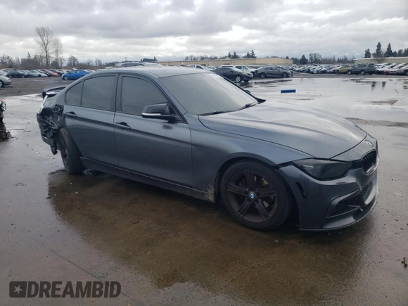 2015 BMW 3 Series 320i with VIN WBA3B1G51FNT05062, listed as a Copart auction lot 45186205 with 74,388 mi miles and Salvage Title. Bid and sale history available at carsss.com. Image 4.