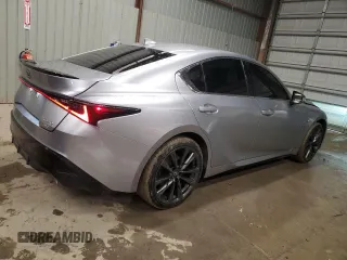 2024 Lexus IS 350 F Sport with VIN JTHGZ1E29R5034442, listed as a Copart auction lot 81814194 with 2,838 mi miles and Salvage title. Bid and sale history available at DreamBid. Image 3.
