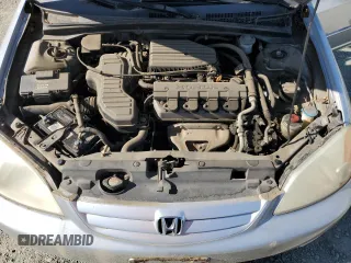 2001 Honda Civic LX z VIN 2HGES16521H511166, wystawiony jako Copart lot #61850595 z przebiegiem 153 192 mil mil oraz Szkoda całkowita • Salvage title. Historia ofert i sprzedaży dostępna na DreamBid. Obrazek 11.