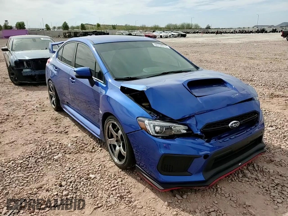 2019 Subaru WRX STI with VIN JF1VA2S66K9805893, listed as a Copart auction lot 44734815 with 98,839 mi miles and Salvage Title. Bid and sale history available at carsss.com. Image 11.