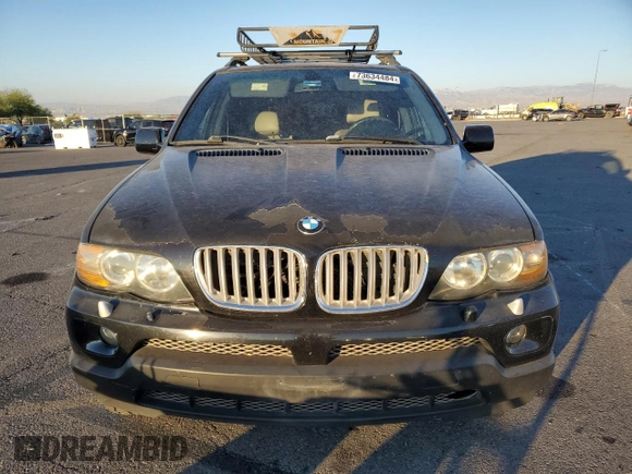 2004 BMW X5 3.0i with VIN 5UXFA13564LU34561, listed as a Copart auction lot 73634484 with 197,026 mi miles and Salvage Title. Bid and sale history available at carsss.com. Image 5.