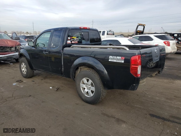 2005 Nissan Frontier 4WD SE with VIN 1N6AD06W45C402708, listed as a Copart auction lot 43715675 with 174,745 mi miles and Salvage Title. Bid and sale history available at carsss.com. Image 2.
