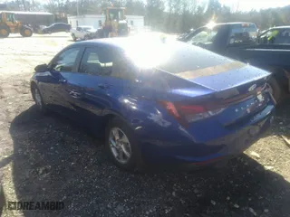 2022 Hyundai Elantra SE with VIN KMHLL4AGXNU255063, listed as a IAAI auction lot 41364777 with 31,512 mi miles. Bid and sale history available at carsss.com. Image 3.