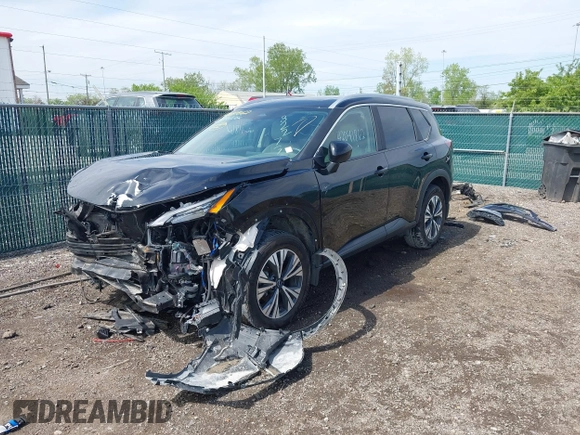 2023 Nissan Rogue SV with VIN 5N1BT3BB3PC822733, listed as a IAAI auction lot 42041862 with 19,358 mi miles and . Bid and sale history available at carsss.com. Image 18.