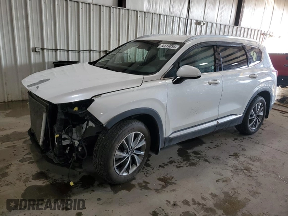 2019 Hyundai Santa Fe SEL with VIN 5NMS3CAD2KH115933, listed as a Copart auction lot 48519895 with 89,229 mi miles and Salvage Title. Bid and sale history available at carsss.com. Image 1.