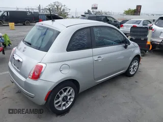 2013 FIAT 500 Pop with VIN 3C3CFFAR6DT633188, listed as a IAAI auction lot 42726262 with 123,811 mi miles and . Bid and sale history available at DreamBid. Image 4.