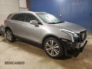 2025 Cadillac XT5 FWD Premium Luxury with VIN 1GYKNCRS7SZ121276, listed as a Copart auction lot 53470215 with 9,415 mi miles and Clean Title. Bid and sale history available at carsss.com. Image 4.