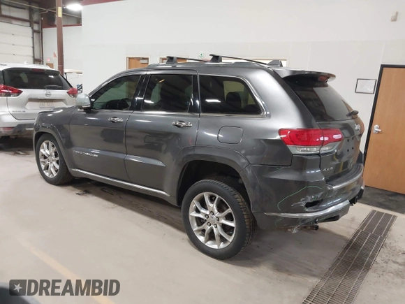 2015 Jeep Grand Cherokee Summit with VIN 1C4RJFJT6FC754799, listed as a IAAI auction lot 41699124 with 124,206 mi miles and . Bid and sale history available at DreamBid. Image 3.