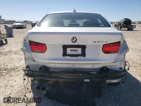 2017 BMW 3 Series 330e iPerformance with VIN WBA8E1C56HK895069, listed as a Copart auction lot 43558965 with 45,042 mi miles and Salvage Title. Bid and sale history available at carsss.com. Image 6.